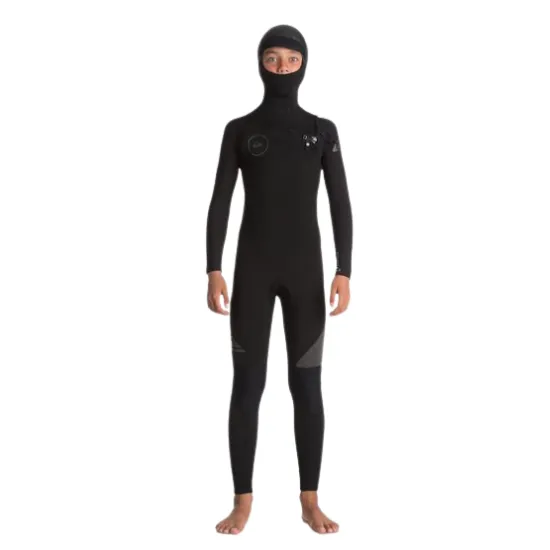 Quiksilver Syncro 5/4/3 Chest Zip Full Hooded Youth Wetsuit