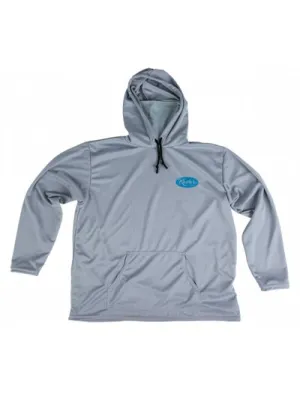 Radar UV Solar Barrier Hoodie w/ Neck Gaiter - Grey - Large