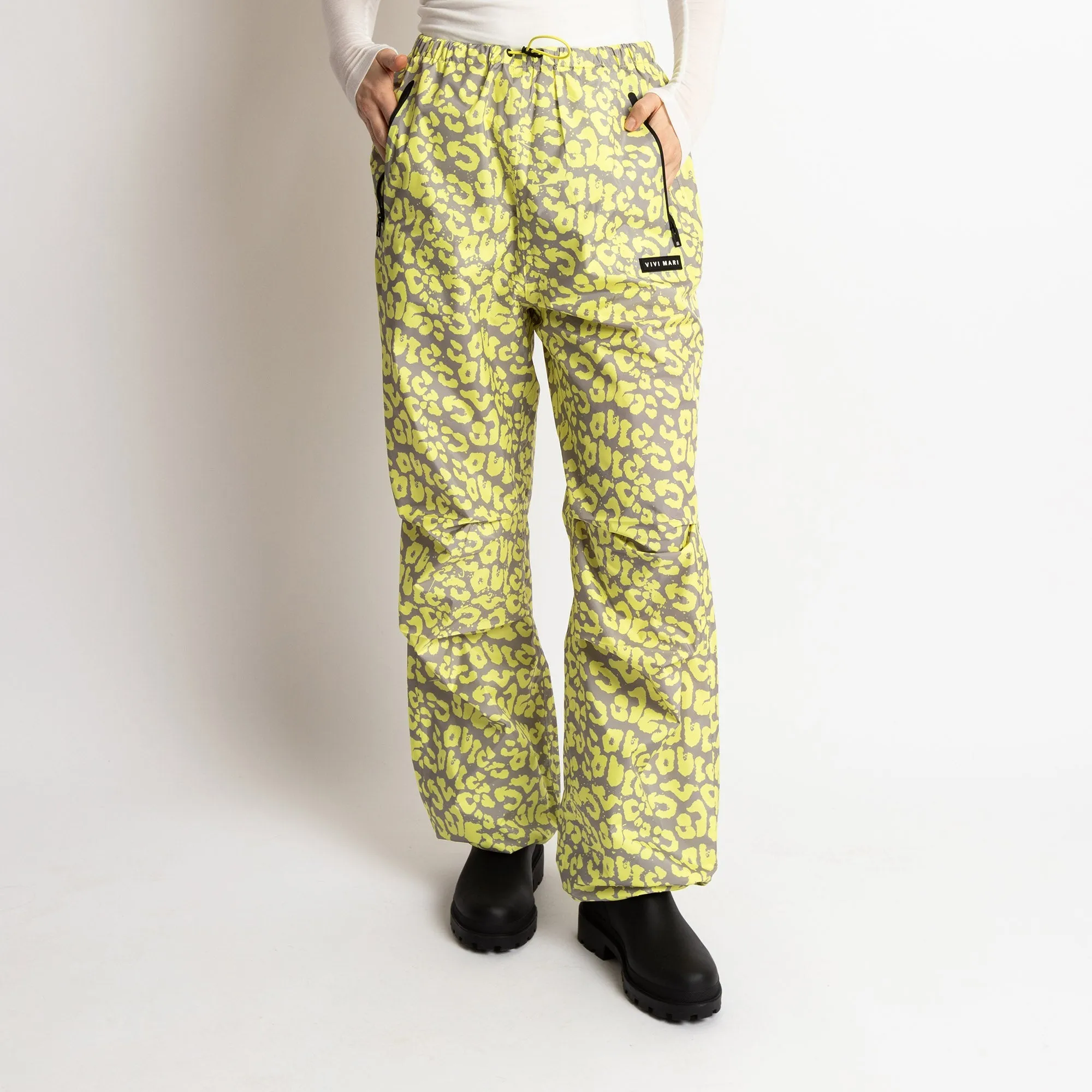 Rain Pants leo splashes yellow/grey