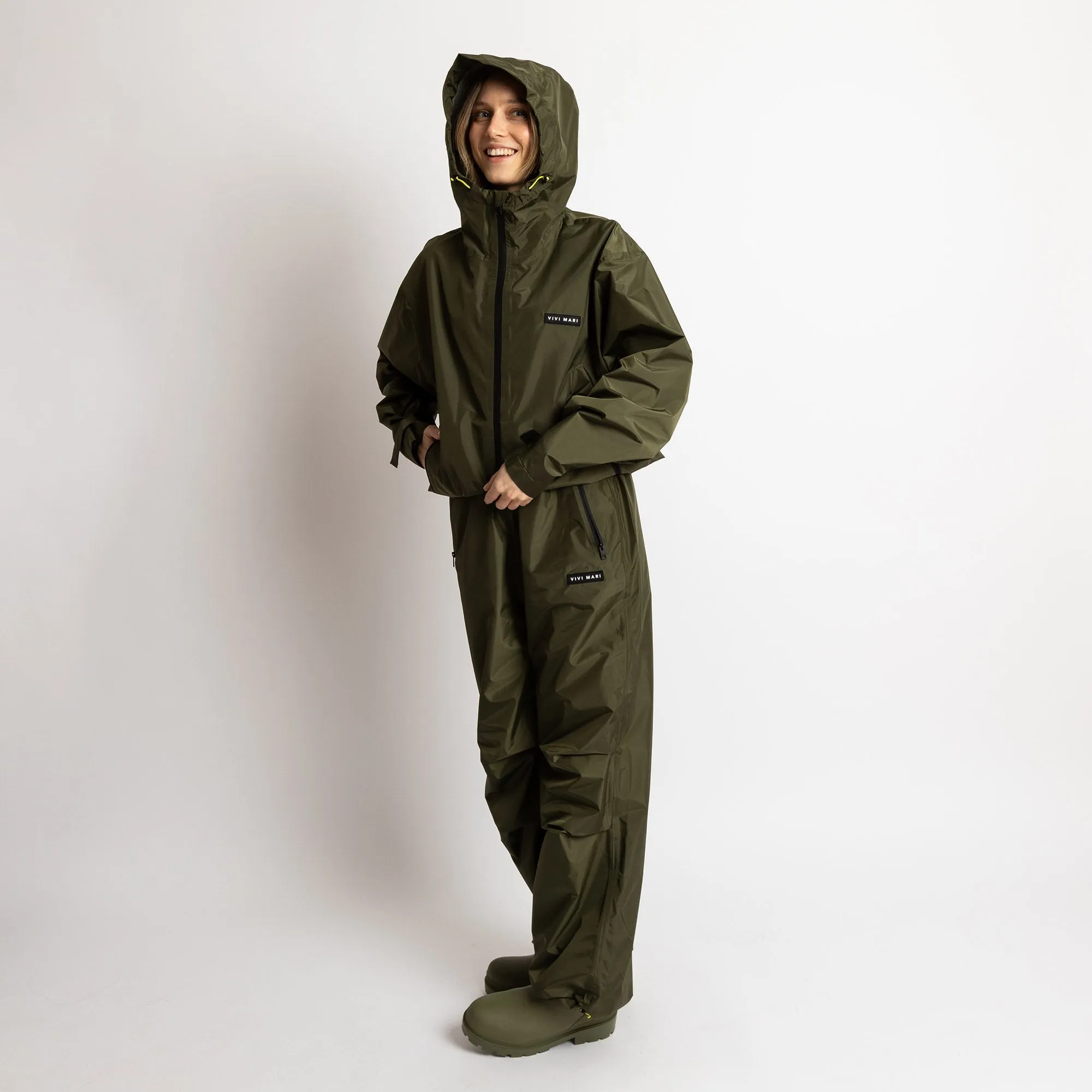 Rain Pants solid olive
