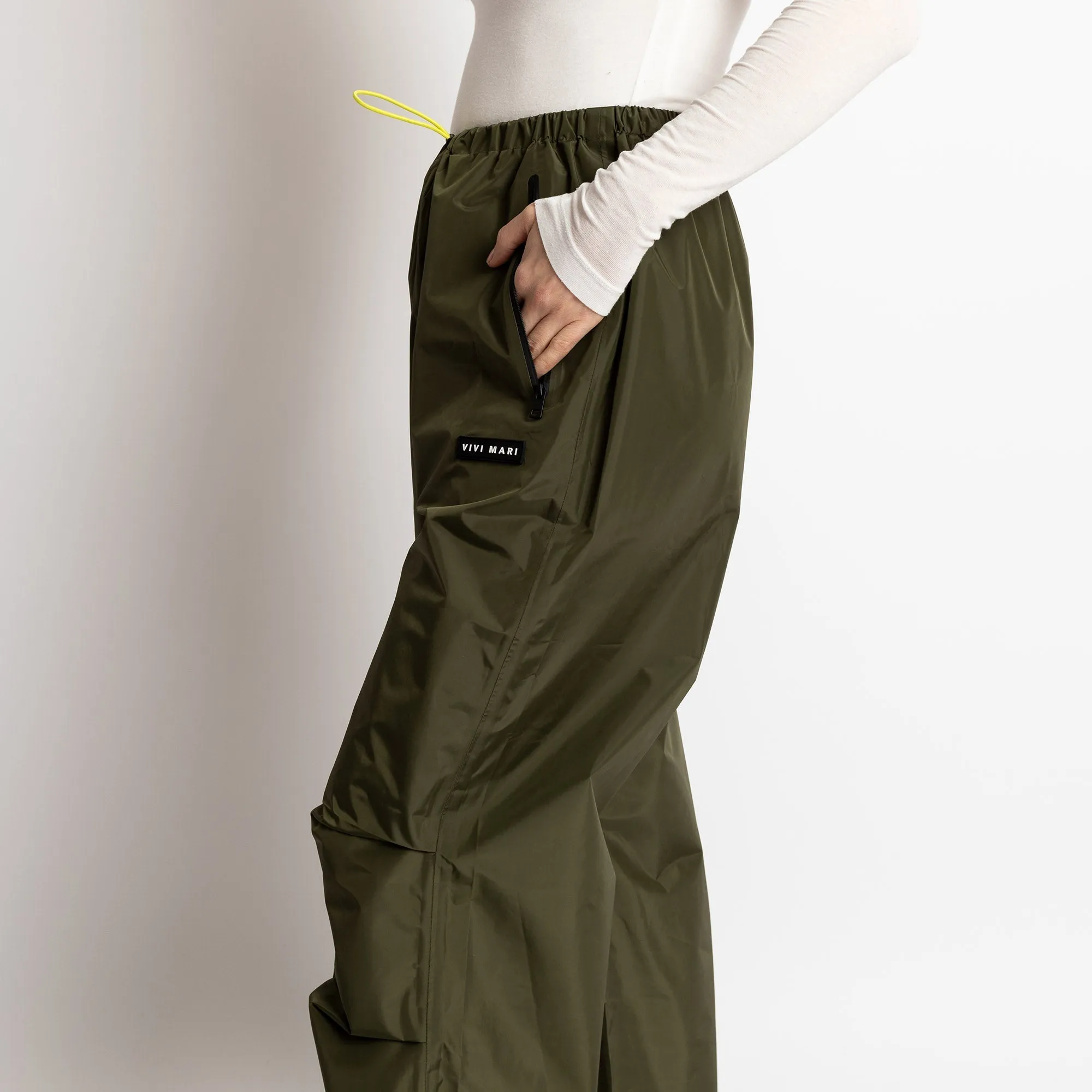 Rain Pants solid olive