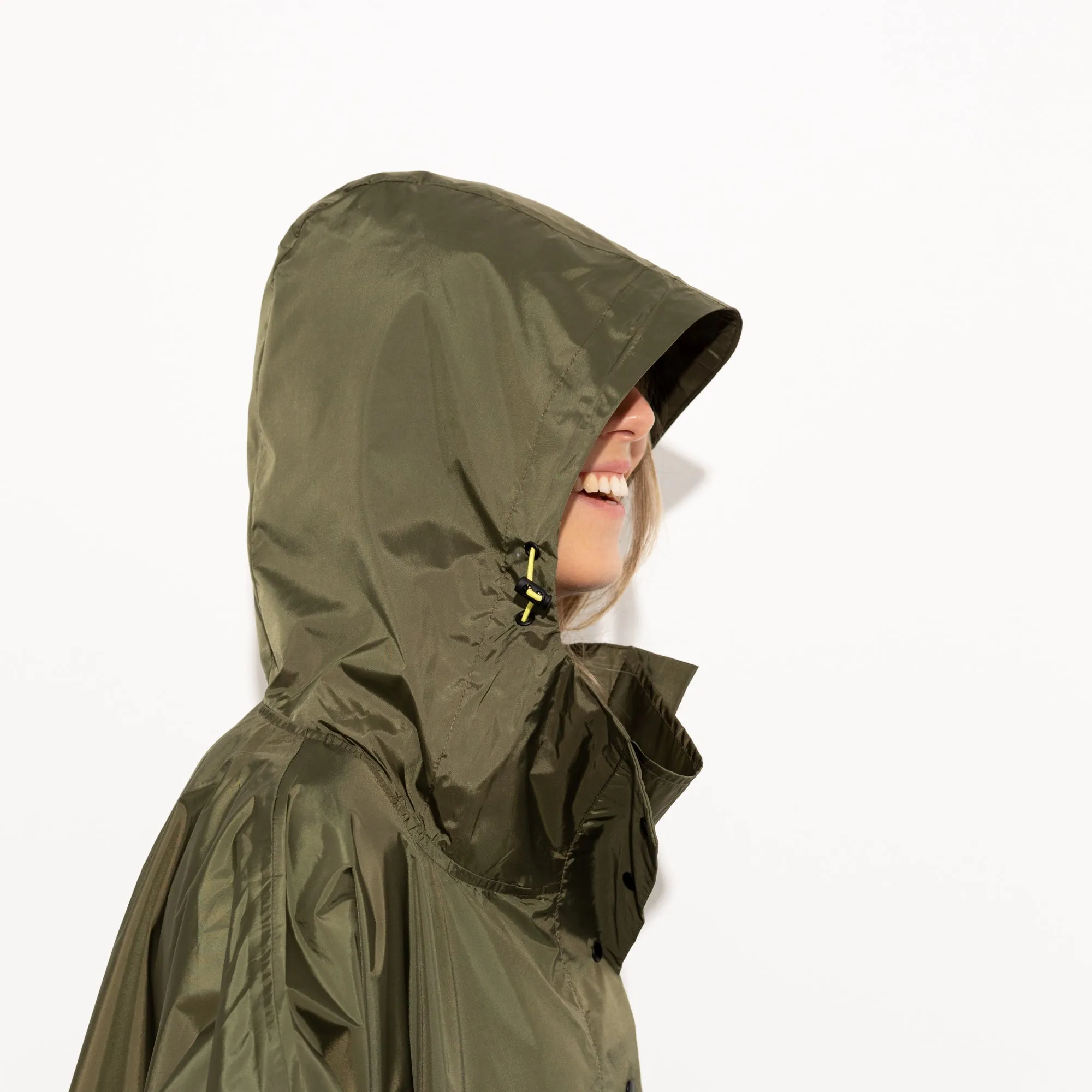 Raincoat solid olive