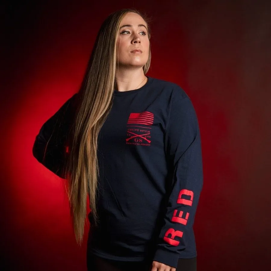 RED Friday Long Sleeve - Navy