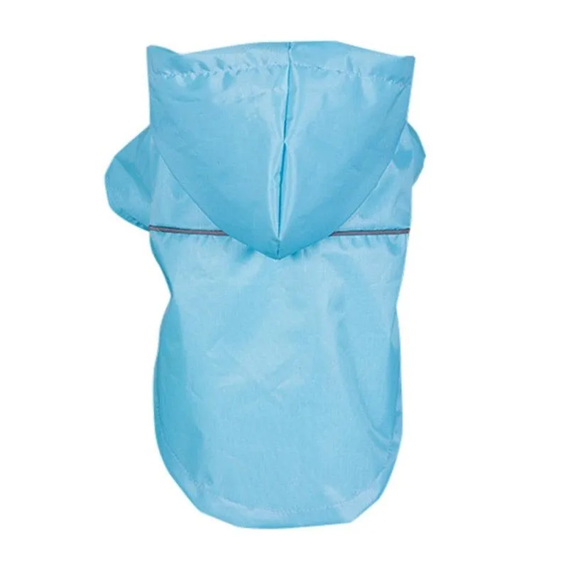 Reflective Hooded Raincoat for Small and Large Dogs and Cats