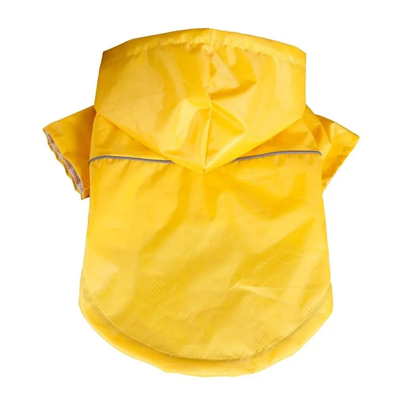 Reflective Hooded Raincoat for Small and Large Dogs and Cats