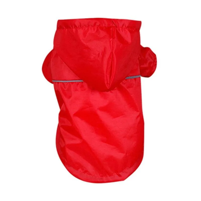 Reflective Hooded Raincoat for Small and Large Dogs and Cats