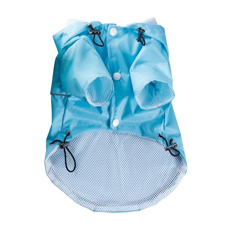 Reflective Hooded Raincoat for Small and Large Dogs and Cats