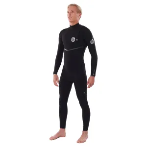 Rip Curl Flashbomb 3/2mm Zip Free Wetsuit - Black - 2023