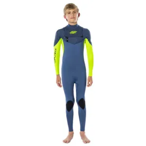 RIP CURL JNR DAWN PATROL PERFORMANCE 3/2MM CZ 2022 RETRO LIME/BLUE