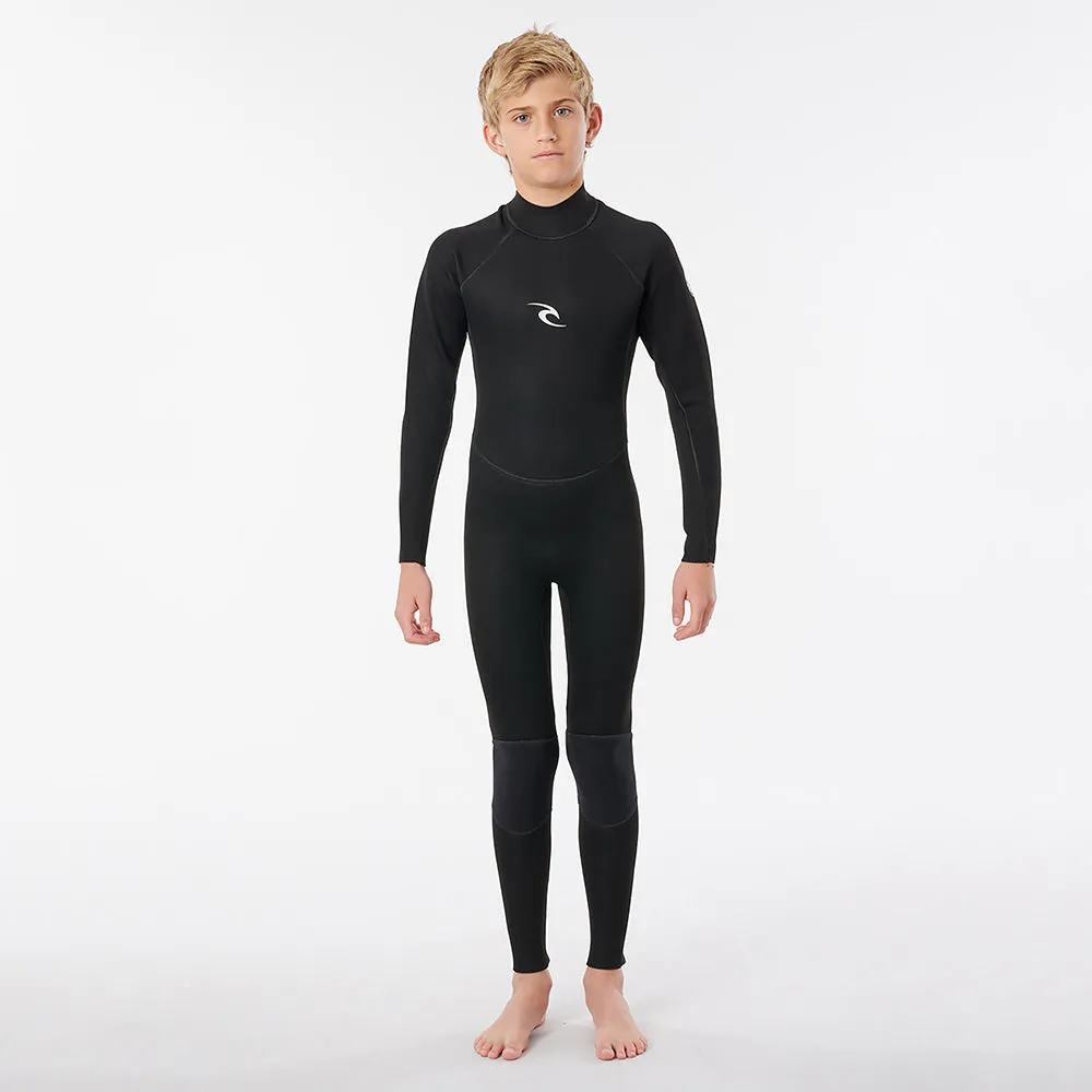 Rip Curl Junior Freelite 3/2mm Summer Wetsuit  - Black