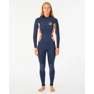 RIP CURL WMS DAWN PATROL 3/2 BACK ZIP PEACH