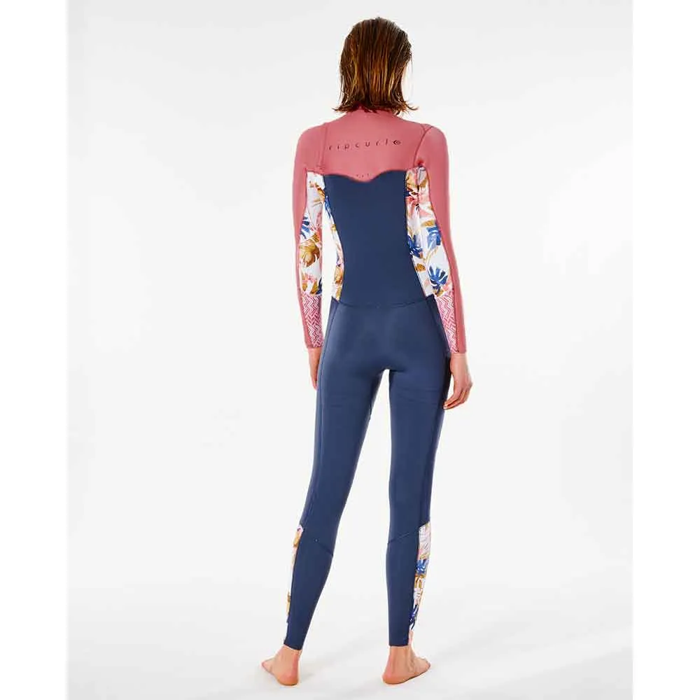 Rip Curl Womens Dawn Patrol 5/3mm C/Z Winter Wetsuit - Slate Rose