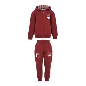 Roberto Cavalli Kids Jogging Suit Bordeaux