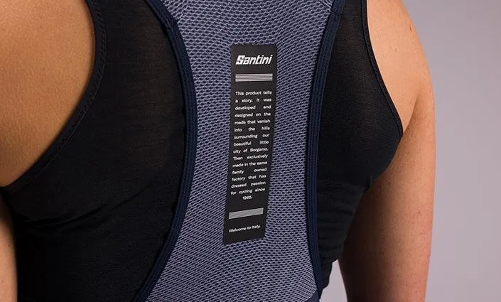Santini Karma Bengal Womens Cycling Bibshort (Grey)