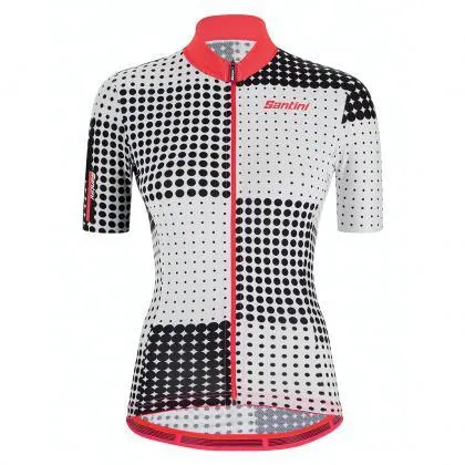 Santini Tono Sfera Womens Cycling Jersey (Black)