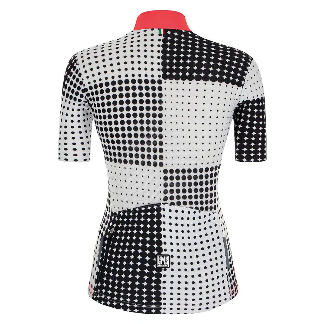 Santini Tono Sfera Womens Cycling Jersey (Black)