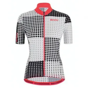 Santini Tono Sfera Womens Cycling Jersey (Black)