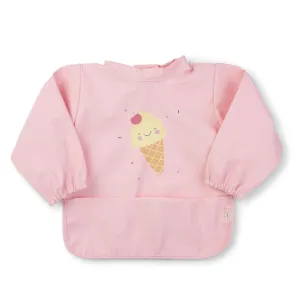 Saro Baby Long Sleeve Waterproof Bib - Ice Cream