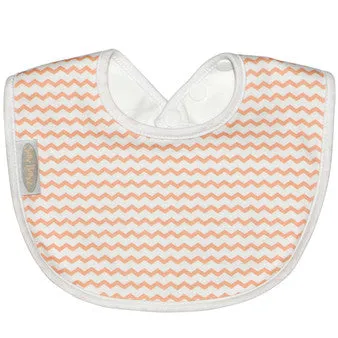 SB - Jersey Biblet - Peach Chevron