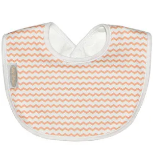 SB - Jersey Biblet - Peach Chevron