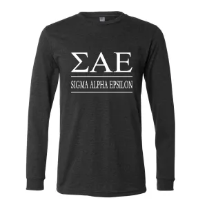 Sigma Alpha Epsilon Long Sleeve Tee
