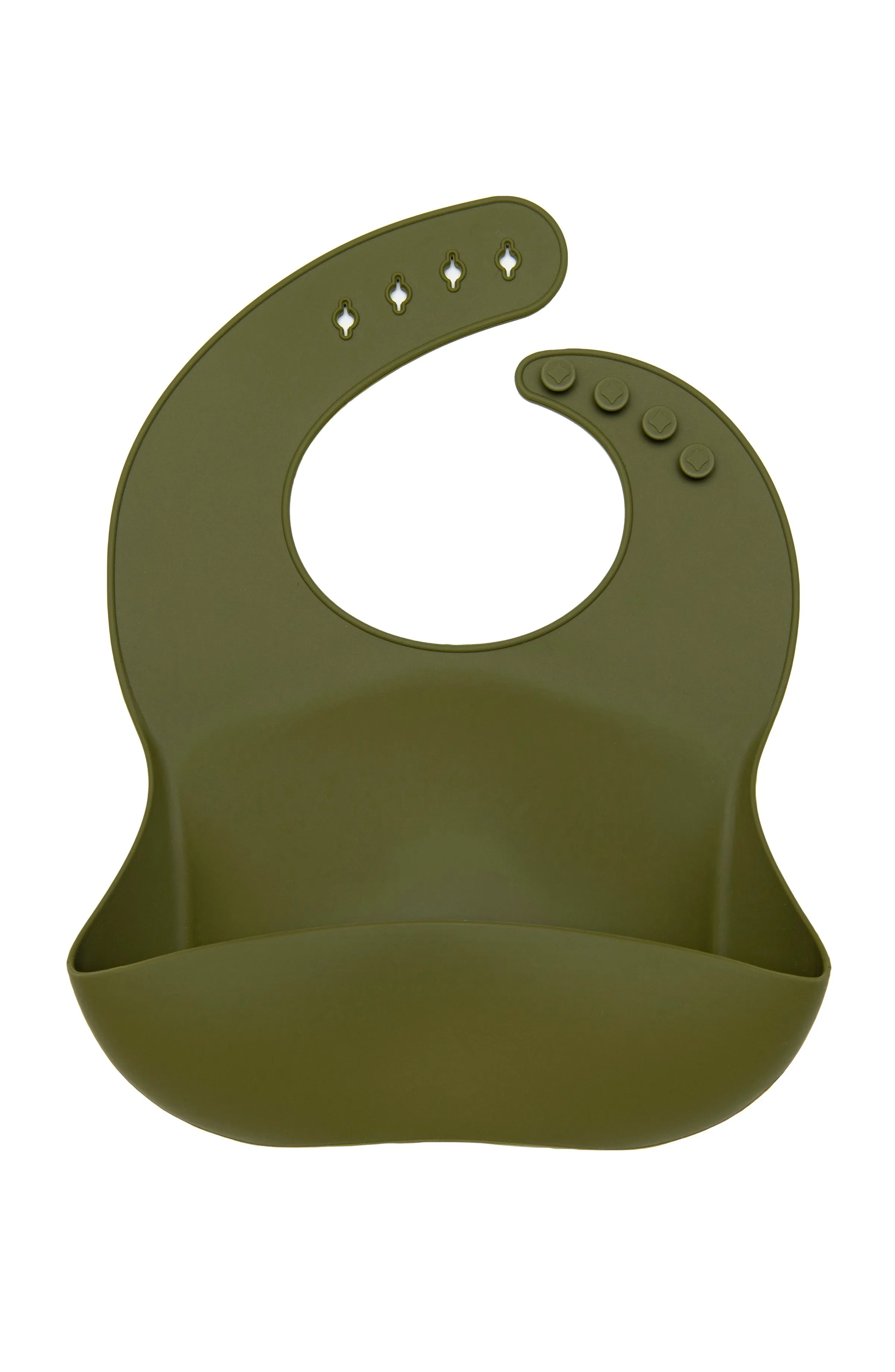 Silicone Bib - Olive