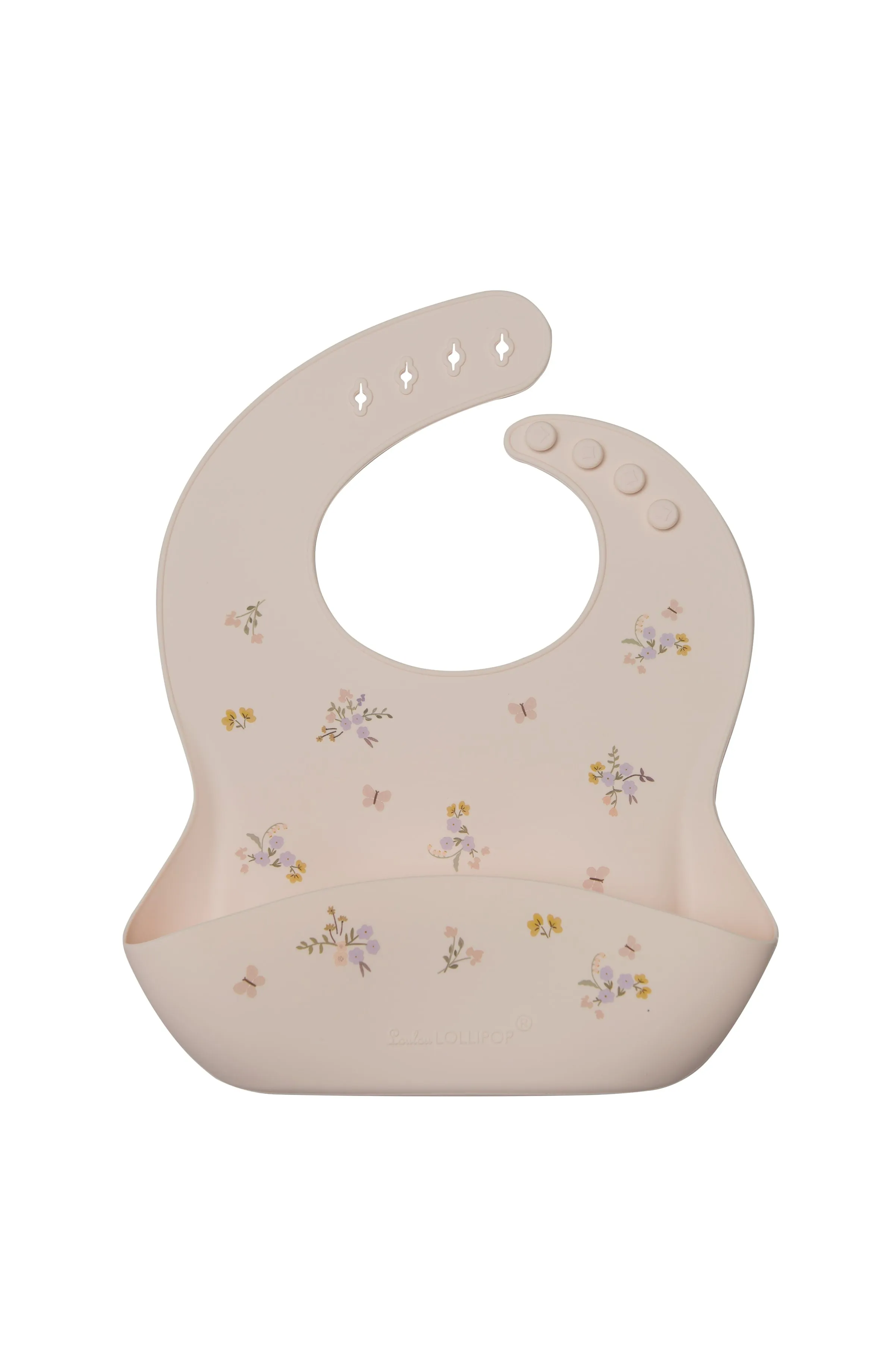 Silicone Bib Printed - Ditsy Floral