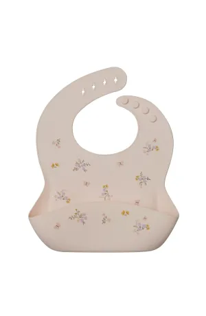 Silicone Bib Printed - Ditsy Floral