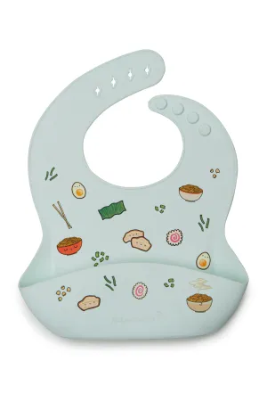 Silicone Bib Printed - Ramen