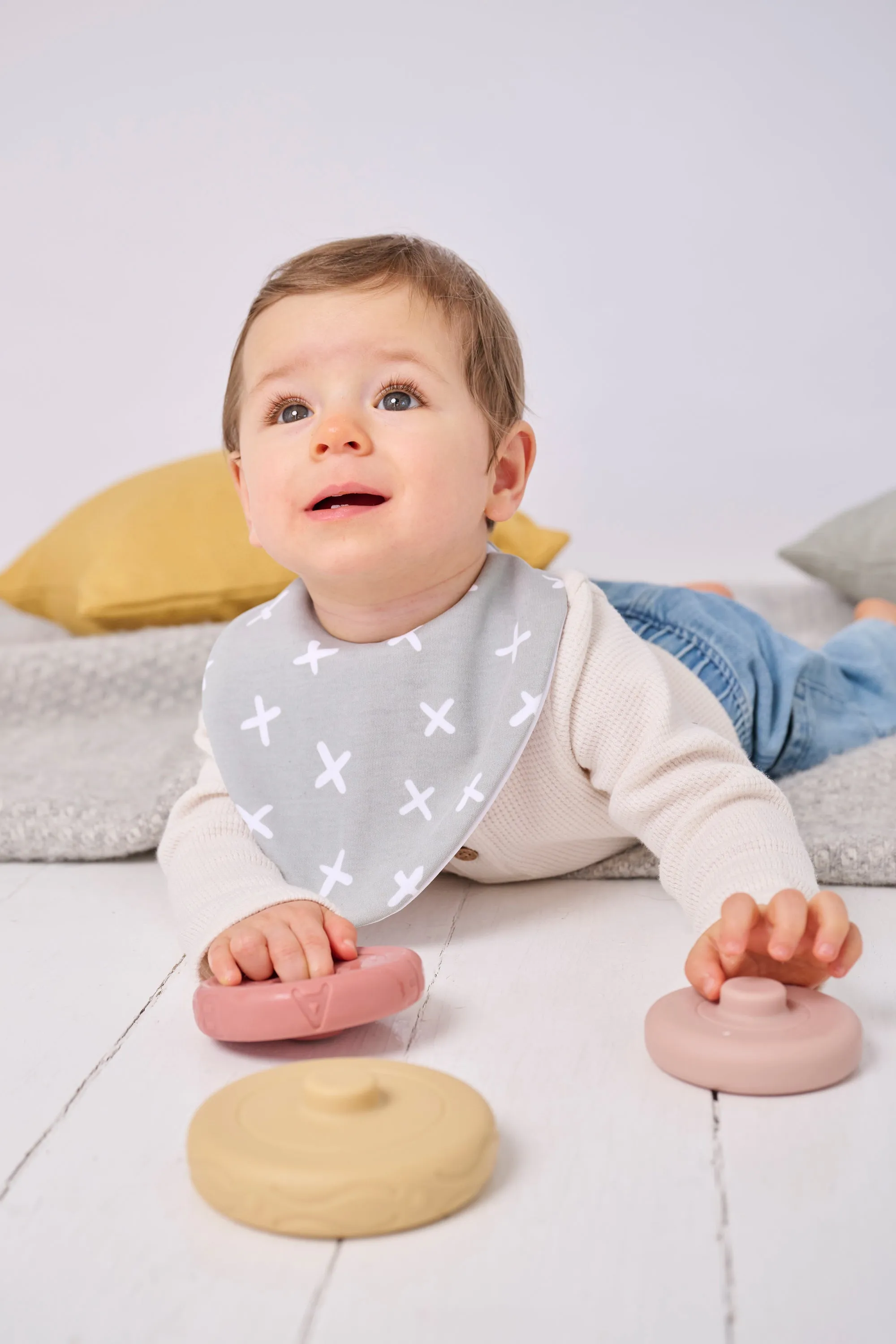 Skater Dino's Bundle of 3 Waterproof Dribble Bib
