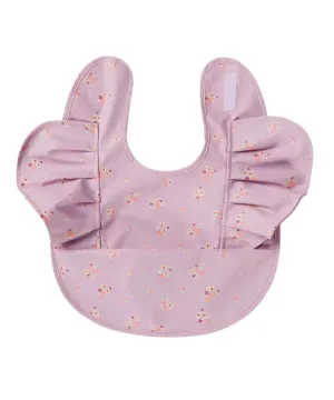 Snuggle Hunny | Waterproof Snuggle Bib - Lilac Bloom Frill