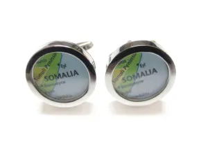 Somalia Map Cufflinks