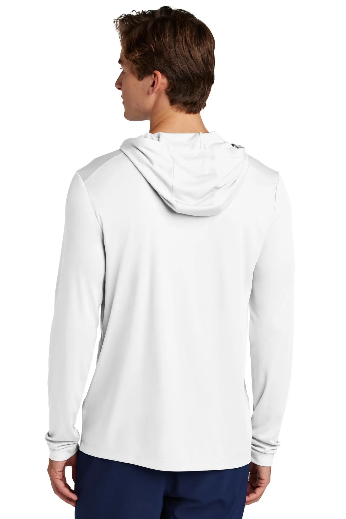 Sport-Tek Posi-UV Pro Long Sleeve Hoodie ST420LSH White