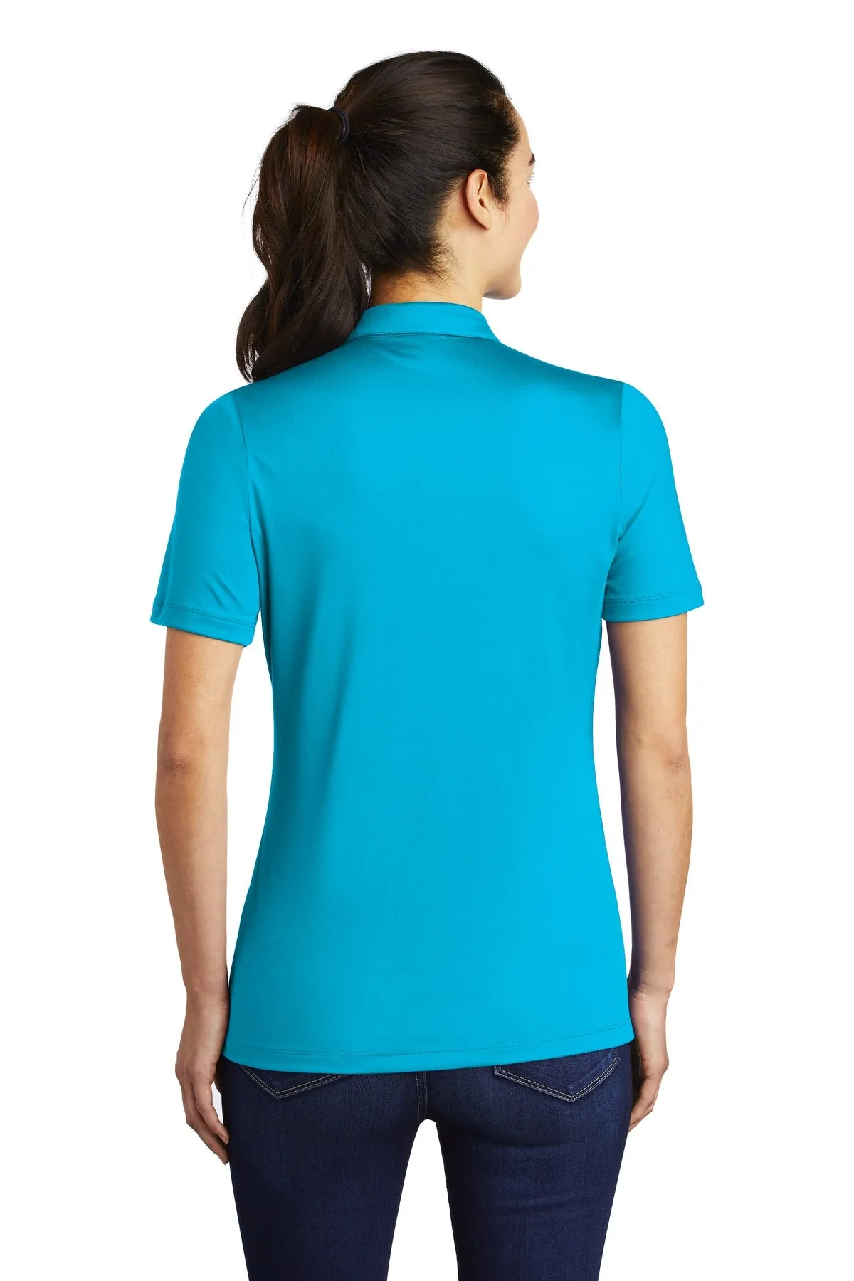 Sport-Tek Women's Posi-UV  Pro Polo.  LST520 Sapphire