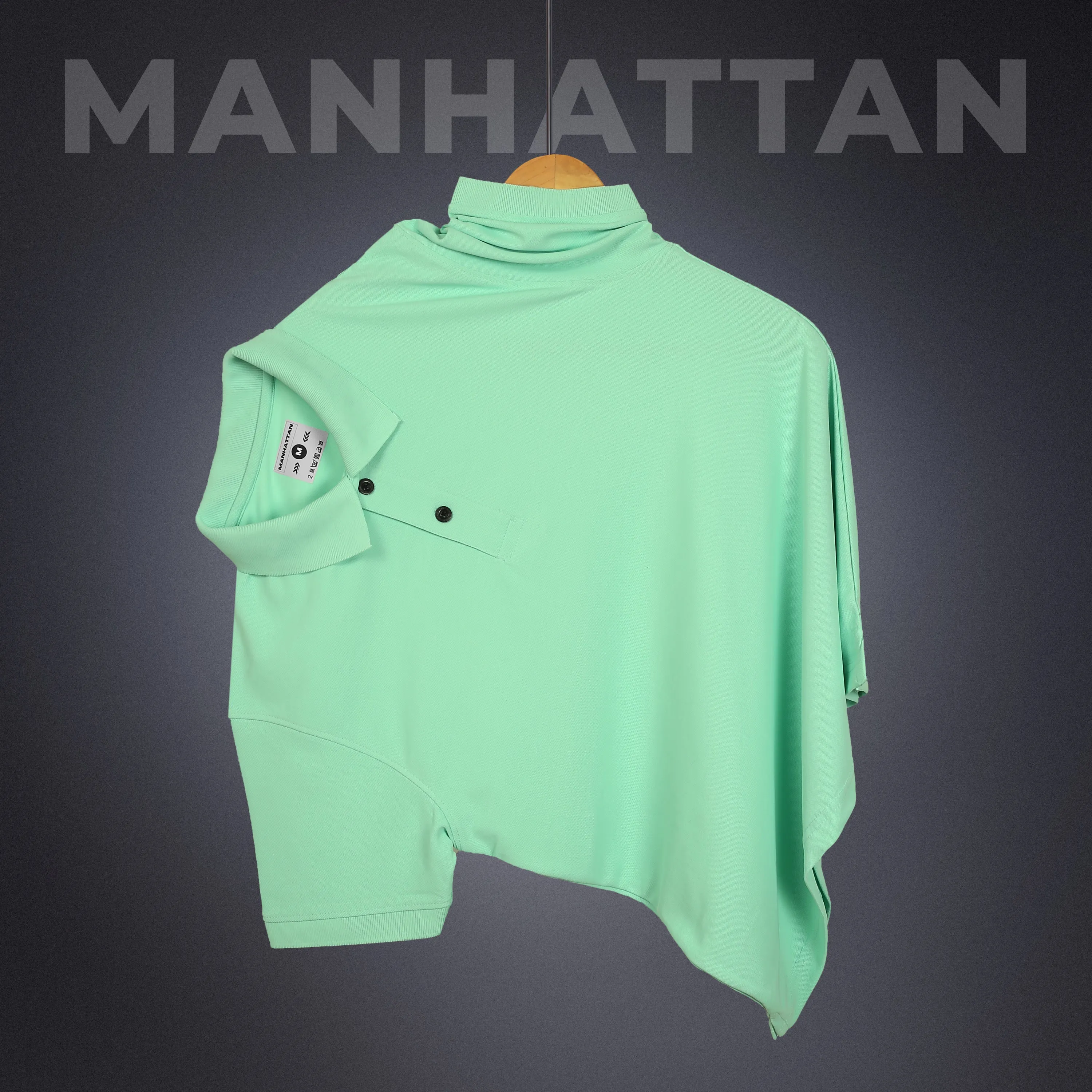Sports Dry Fit Ice Green Polo T Shirts (Micro Polyester)
