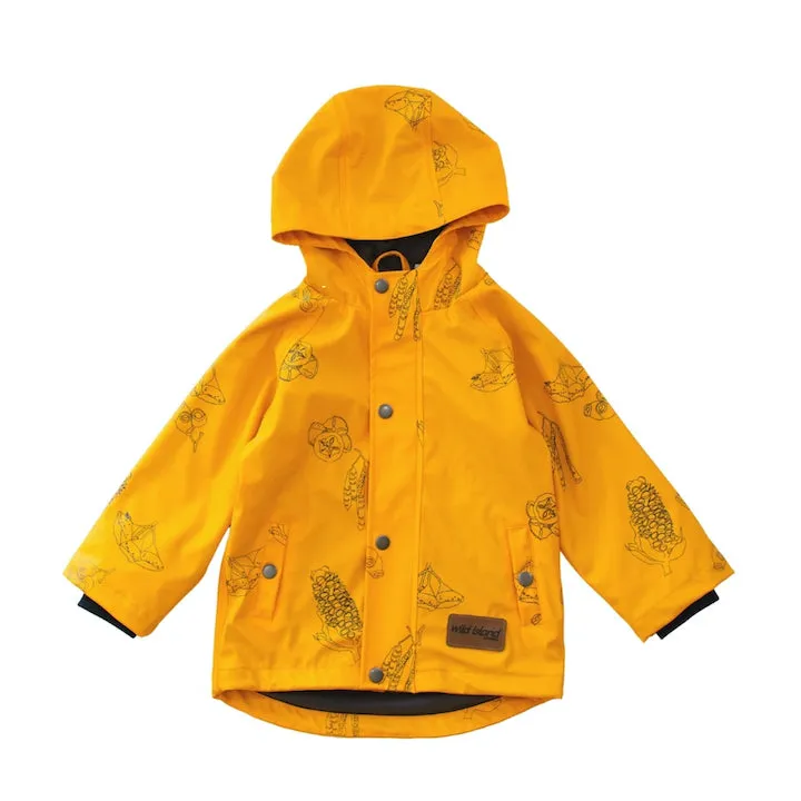 Storm Catcher Raincoat | Mustard Natives | Kids Waterproof Rain Jacket