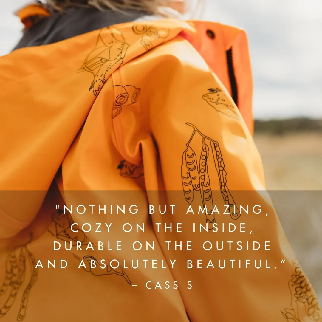 Storm Catcher Raincoat | Mustard Natives | Kids Waterproof Rain Jacket