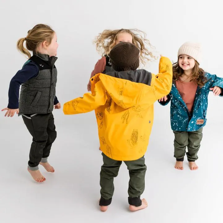Storm Catcher Raincoat | Mustard Natives | Kids Waterproof Rain Jacket