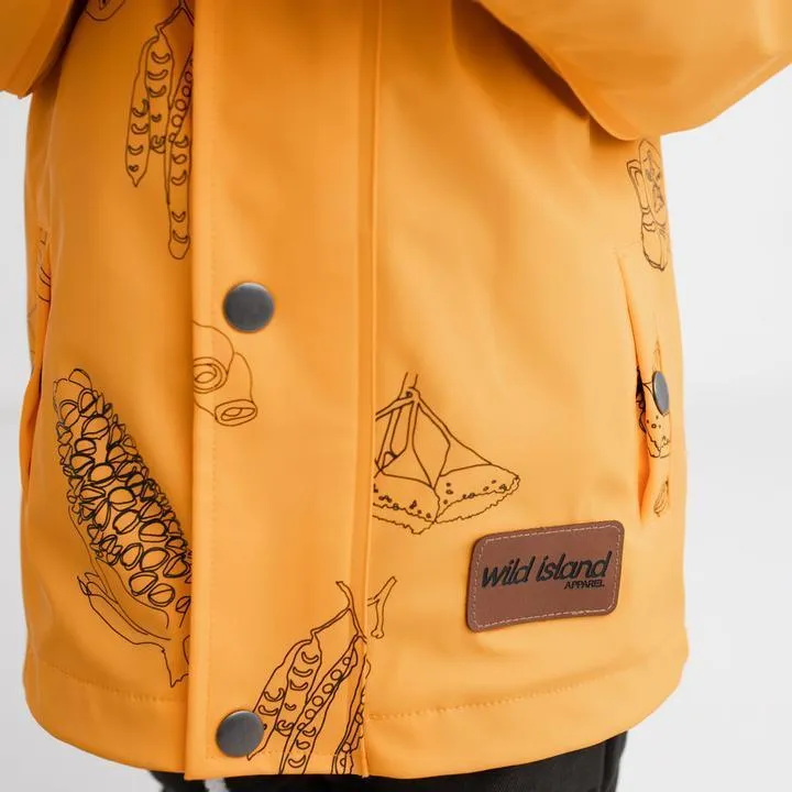 Storm Catcher Raincoat | Mustard Natives | Kids Waterproof Rain Jacket