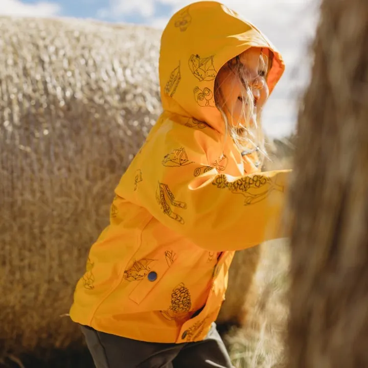 Storm Catcher Raincoat | Mustard Natives | Kids Waterproof Rain Jacket