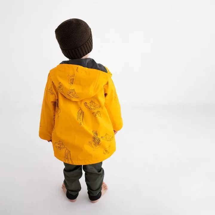 Storm Catcher Raincoat | Mustard Natives | Kids Waterproof Rain Jacket