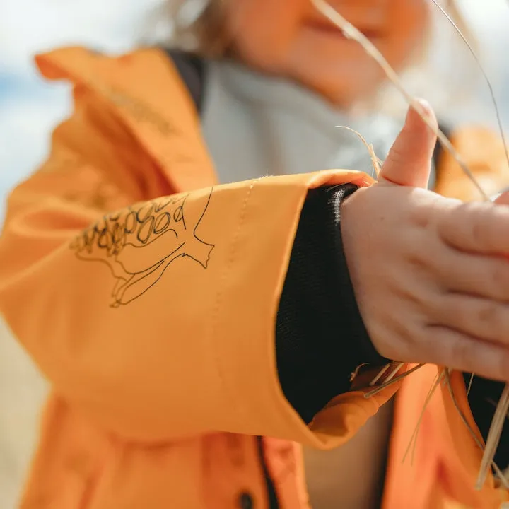 Storm Catcher Raincoat | Mustard Natives | Kids Waterproof Rain Jacket