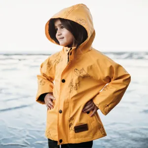 Storm Catcher Raincoat | Mustard Natives | Kids Waterproof Rain Jacket