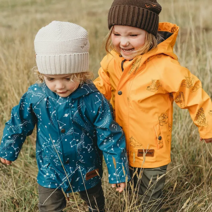 Storm Catcher Raincoat | Mustard Natives | Kids Waterproof Rain Jacket
