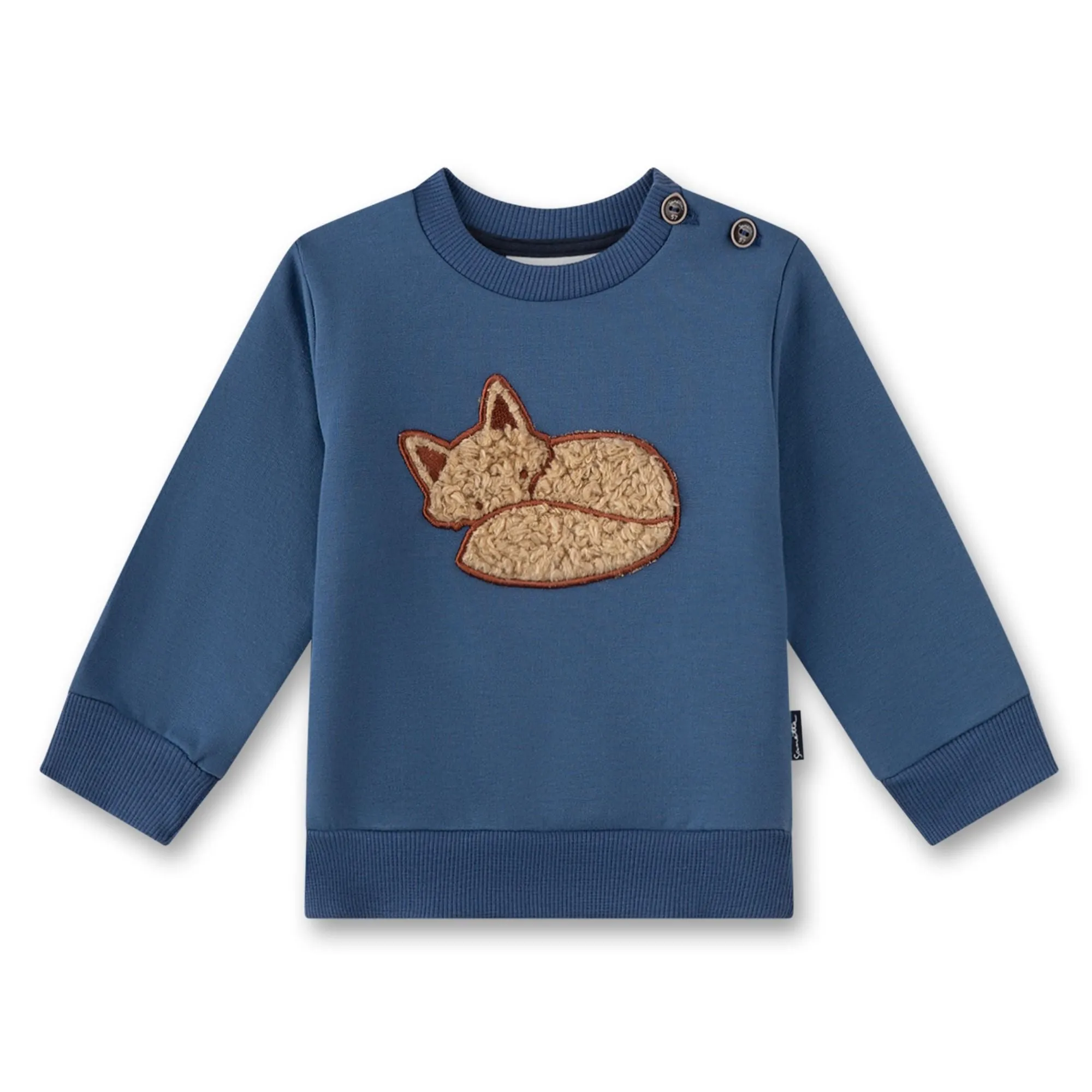 Sweatshirt flauschiger Fuchs aus GOTS Bio-Baumwollmix