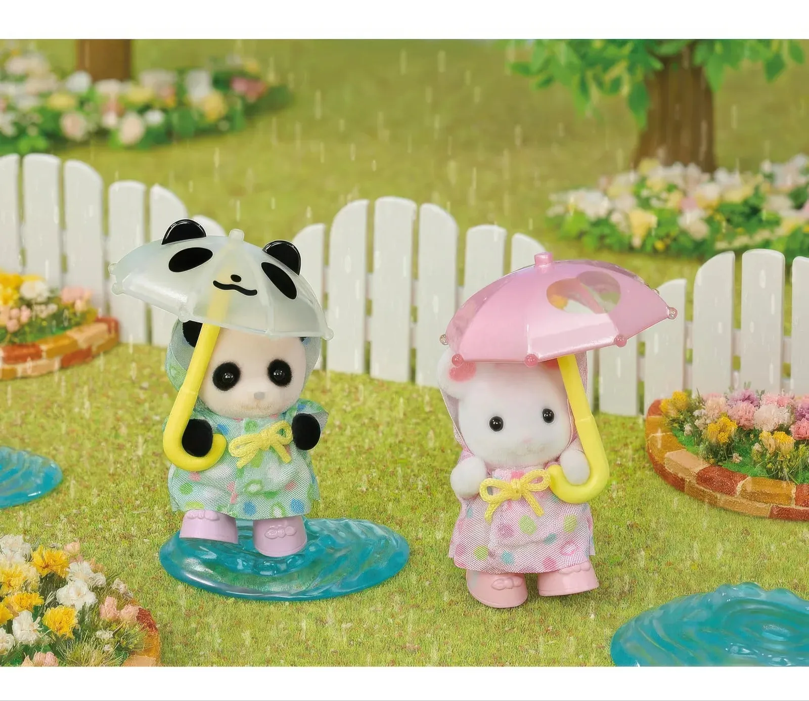 Sylvanian Families 5748 Nursery Friends Rainy Day Duo