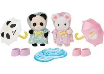 Sylvanian Families | Nursery Friends -Rainy Day Duo