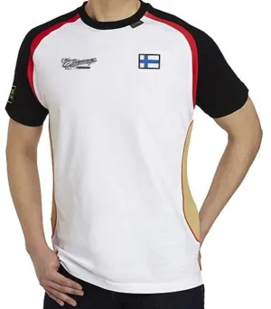 T-SHIRT Tee Formula One 1 Lotus F1 Team NEW! Kimi Raikkonen Iceman White