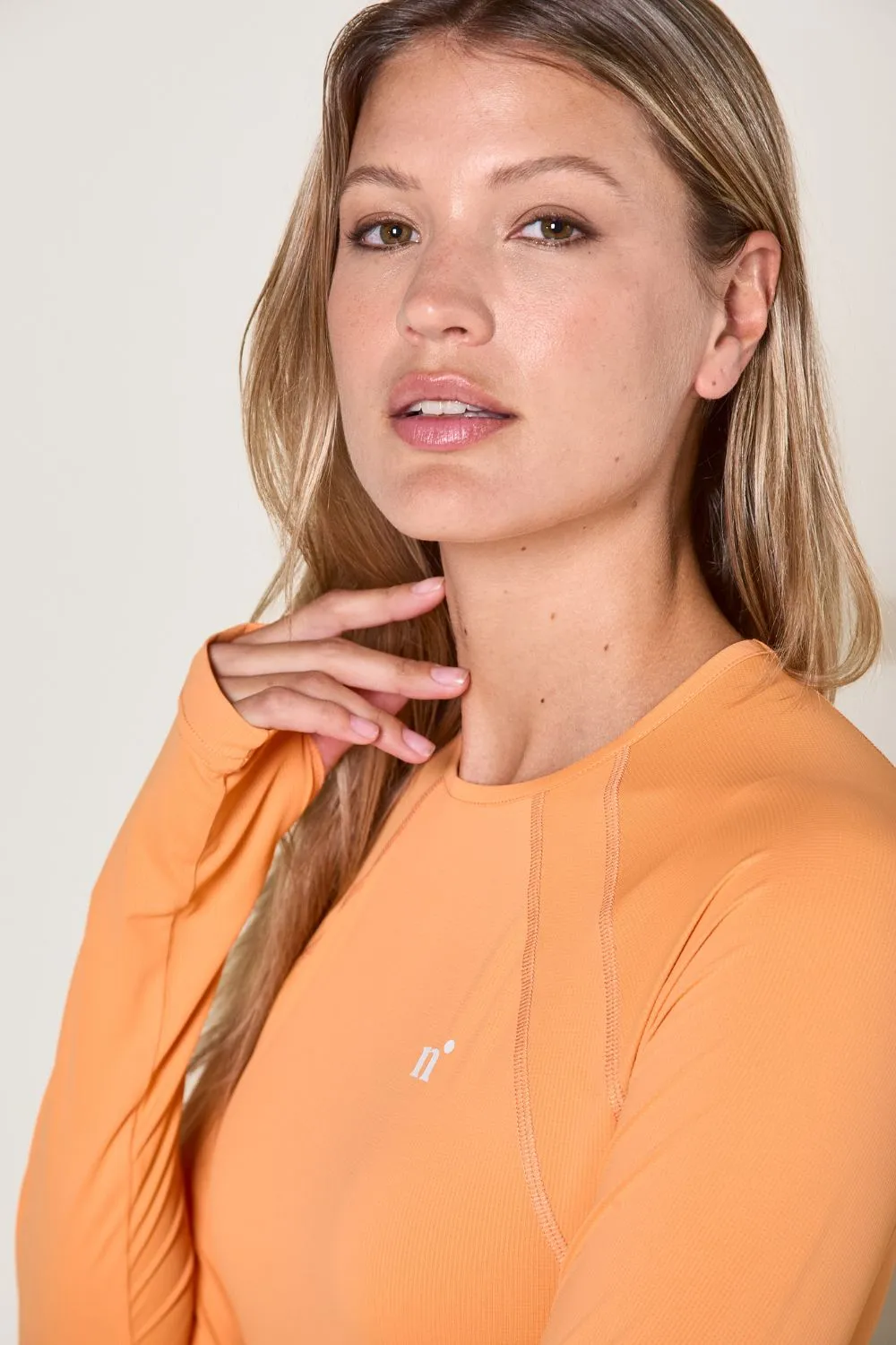 Tee-shirt de sport anti-UV femme - Melon Glacé - Nuvées