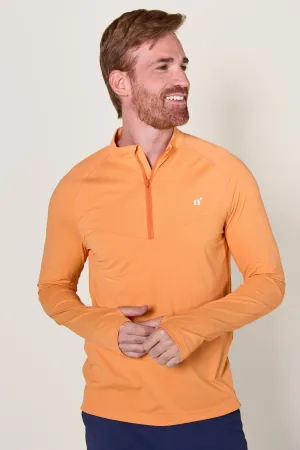 Tee shirt de sport anti-UV homme à manches longues - Melon Glacé - Nuvées